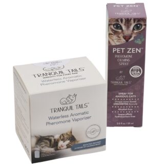 Cat calming diffuser and pheromone spray