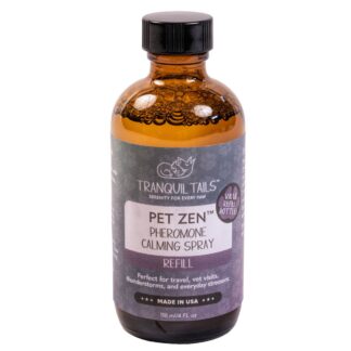 Pet Zen Pheromone Calming Spray for Dogs - 4 oz Refill Bottle